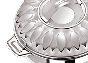 Most Selling Stainless Steel Casserole Dish with Colored Enamel Print Non-Stick Dishwasher Oven Safe for Natural Simple <b>Cooking</b> - Product Image 5