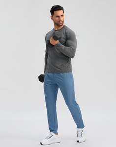 กางเกงลำลองผู้ชายทรงหลวมผ้าแคนวาสผสม แห้งเร็ว ระบายอากาศได้ดี น้ำหนักเบา มีเชือกผูกเอว กระเป๋าลึก ดีไซน์พิเศษ - Product Image 6