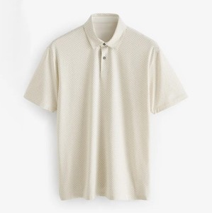 Chemises pour hommes imprimées sur mesure, de haute qualité, élégantes, à col, à manches courtes, en tissu tricoté, couleur unie, prix raisonnable, exportées - Product Image 3