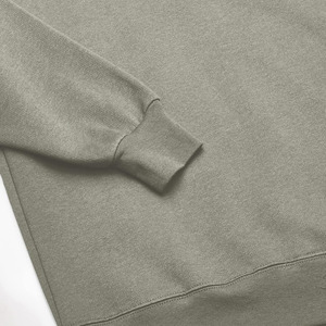 Venta al por mayor de sudaderas y sudaderas con capucha para hombre con cuello redondo de algodón hombro caído ropa de calle Unisex sudaderas básicas de gran tamaño - Product Image 2