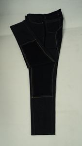 CULOTTES D'ÉQUITATION EN TISSU DENIM DE CONCEPTION PERSONNALISÉE PREMIUM & JODHPUR AVEC COUTURES DE CONCEPTION FANTAISIE ET FABRICANT DE CRISTAL - Product Image 4