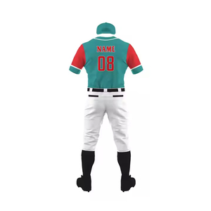 Uniforme de baseball à manches courtes de haute qualité avec logo personnalisable Nom Numéro Design respirant pour le confort Uniforme de baseball - Product Image 5