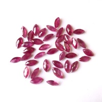 3x6mm Spinelle naturelle rouge rose taille marquise, facettée, calibrée, provenance Mozambique, pour la fabrication de bijoux, Vivaaz Gems, vente en gros, IGI Heat Color