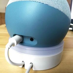 Echo Dot 5th Gen Smart Clock <b>Speaker</b> <b>with</b> Battery Built-in Microphone Single Color LED <b>Lighting</b> 100-300W Output Power-Wholesale - Product Image 4