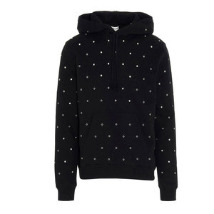 Nouveauté, sweat-shirts pour hommes de qualité supérieure, décontractés, avec strass, motif uni, 100% coton, séchage rapide, respirant, pour la saison hivernale - Product Image 4