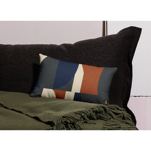 Federa Quadrata Premium Indaco 16x16 18x18 20x20 Geometrica Lavabile in Lavatrice 100% Poliestere con Cerniera Nascosta Federa di Lusso - Product Image 5