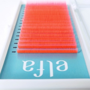 Extensions de cils néon lueur dans le noir de haute qualité du Vietnam 0.15mm d'épaisseur 10-15 mélange de cils colorés roses D" - Product Image 6