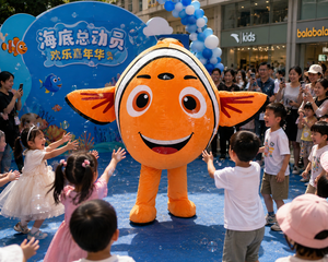 <span class=keywords><strong>Disfraz</strong></span> de Mascota Inflable de Pez Payaso para Adultos, Traje de Mascota de Animal Marino para Fiestas, Eventos y Promociones, ODM China - Product Image 1