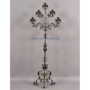 Candélabre éclaircissant en métal et cristal poli or de grande taille de forme ronde Chandelier d'intérieur de décoration de conception attrayante - Product Image 6