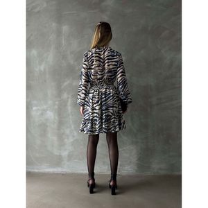 Vestidos de Mujer Talla Grande con Estampado de Leopardo al por Mayor - Product Image 3