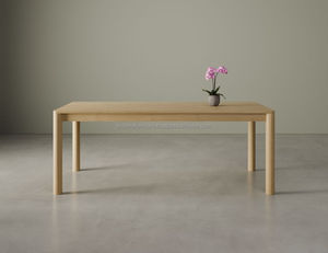 Mesa de Comedor Moderna de Madera Maciza, Marca ARDENA, Forma Rectangular, Elaborada por Expertos en Indonesia Jawa Tengah, Combina Elegancia Atemporal - Product Image 2