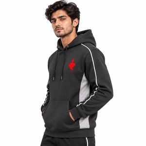 <b>Men</b> Hoodie Casual Fleece Pullover Sweatshirt Warm Soft <b>Hooded</b> Long Sleeve <b>Top</b> for <b>Men</b> Outdoor Activities Training and Daily Wear - Product Image 4