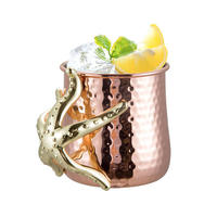 Chauffe-tasse classique personnalisé avec poignée unique pour carafe et collection de tasses à café - Cadeau d'affaires fabriqué en Inde