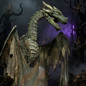 Hot Bán Điện Animatronic Halloween Rồng Cho Trong Nhà Sử Dụng Trung Tâm Mua Sắm Công Viên Phiêu Lưu Công Cộng - Product Image 4