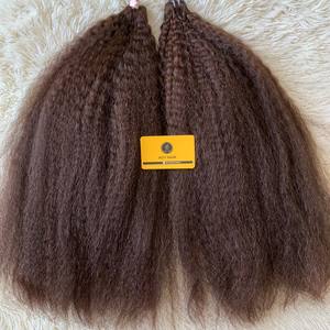 Extensiones de cabello humano Remy de la más alta calidad vietnamita rizado recto y rizado marrón precio competitivo - Product Image 5