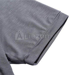 Street Wear T-shirts de fitness confortables pour hommes T-shirts de fitness en vrac de couleur unie à vendre - Product Image 5