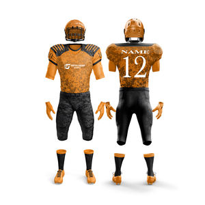 Uniformes de football américain Conceptions personnalisées Impression sublimée Séchage rapide Respirant Vente d'uniformes de football américain - Product Image 5