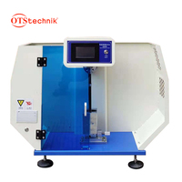Testeur d'impact à pendule pour les tests de plastiques/testeur d'impact charpy numérique, machine d'essai d'impact izod charpy