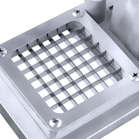Handmatige Fry & Chips Cutter Food Grade Met Tandwiel En Lager Kerncomponenten Verstelbare Chip Snijmachine