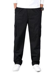 2023 New Fashion Men's High Waist Sweatpants Casual <b>Work</b> <b>Cargo</b> Trousers with Multi-Pockets Durable Fabric Hip Hop Style - Product Image 5