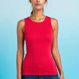 Racer-Back <b>Running</b> Fitness Cropped Tank Tops <b>Singlet</b> Oversize Jogging Fitness Wear Sleeveless Crop Tops Women - Product Image 1