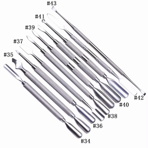 2023 Stainless Steel Cuticle Pusher Nail Art Accessory Manufacturers Supplier Factory Direct Wholesale Pakistan - Product Image 3