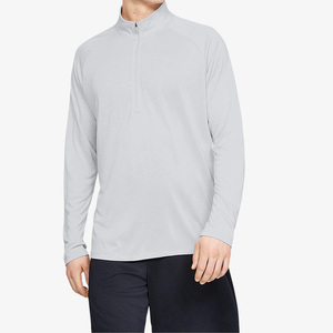 Haut d'entraînement personnalisé pour femme, léger, 100 % polyester, demi-zip, motif 3D, respirant, séchage rapide, pour la saison automne - Product Image 1