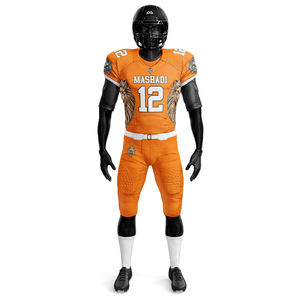 เสื้อฟุตบอลอเมริกันแบบปักผ้าโพลีเอสเตอร์100% สำหรับผู้ใหญ่ทีมอเมริกันฟุตบอลกำหนดเอง - Product Image 4