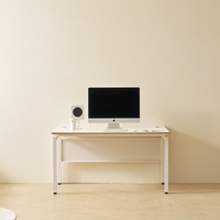Bureau de travail MonsterFurniture Focus, style industriel moderne, pour bureau commercial, hauteur réglable, métal avec revêtement en poudre