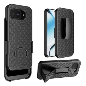 Étui robuste tissé avec clip ceinture et béquille pour Google Pixel 10A (OEM/ODM) - Product Image 1