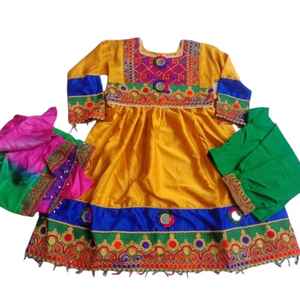 Professional Manufacturer Breathable Afghani Clothes <b>Dresses</b> Kuchi Tribal Ethnic Afghan Traditional <b>Dress</b> for Kids - Product Image 1