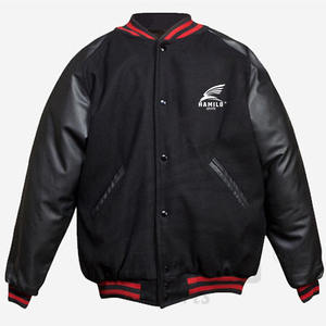 Haute qualité hommes 2022 College Varsity veste Logo personnalisé Baseball veste bouton en gros plaine Letterman veste pour l'hiver - Product Image 1