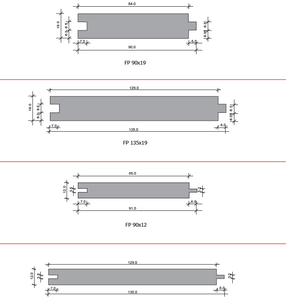 โปรไฟล์พื้นไม้เนื้อแข็งมาตรฐานอเมริกันขนาด 3/4 นิ้ว - Product Image 3