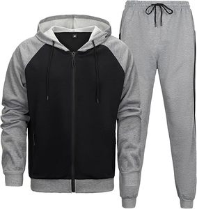 Ensembles de survêtements vierges unis 300-600 Gsm fabricant de pantalons de survêtement et sweat à capuche surdimensionnés 100% coton survêtements pour hommes - Product Image 1