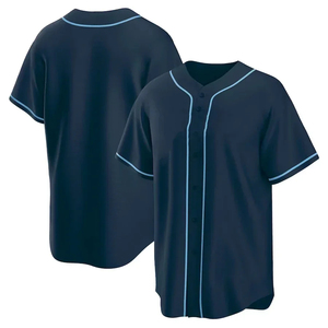 Maillots de baseball personnalisés de Tampa Bay America On Field Baseball Jersey Personnalisé votre nom n'importe quel numéro tous cousus nous taille - Product Image 1