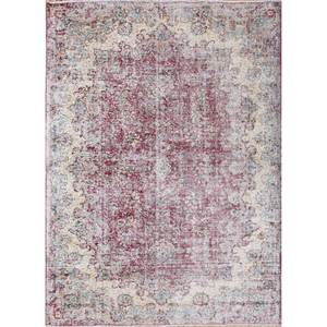 Alfombra de Lana Anudada a Mano de Gran Tamaño, Diseño de Medallón Rojo y Naranja, para Sala de Estar, Pasillo Rectangular, Modelo Pae-2465 - Product Image 1