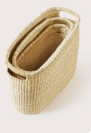 Artisan and Durable Bamboo Gift <b>Basket</b> Rattan <b>Basket</b> With Handles Ideal for Weddings Festivals Home Decor Flower <b>Basket</b> - Product Image 5