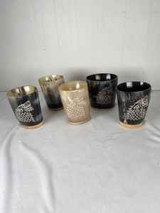 Haute qualité personnalisé fabriqué à la main sculpté en verre de corne naturelle classique pour la maison Restaurant inspiré Inde en gros pour le vin - Product Image 4