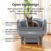 Bac à litière pour chat électrique à ouverture supérieure autonettoyant, grande capacité, capteur intelligent, silencieux, OEM