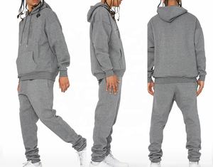 ชุดฮู้ดดี้และกางเกงวอร์มพิมพ์ลายคุณภาพสูง ระบายอากาศได้ดี แห้งเร็ว สวมใส่สบาย เหมาะสำหรับฤดูหนาว น้ำหนักปานกลาง ปรับแต่งได้  สำหรับทั้งชายและหญิง - Product Image 2