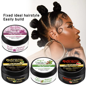 Crema de peinado de cera de pomada brillante para peinar el cabello Cera para mejorar el brillo Pomada de cabello rizado natural para peinar el cabello - Product Image 1