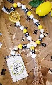 Guirlande de perles de décoration en bois de réfractex fabriqué en inde pour une meilleure qualité et plus de couleurs - Product Image 3