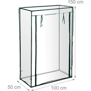 Túnel de Jardín Reforzado de PVC para Cultivo de Vegetales, Fácil de Montar, Túnel Interior para Tomates con Estructura de Madera y Hierro - Product Image 6