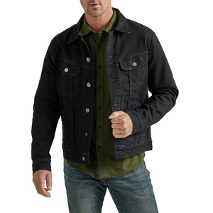 2025 OEM hommes Denim Jean veste vêtements décontractés automne veste Denim bouton up manteau surdimensionné Denim veste pour hommes - Product Image 4