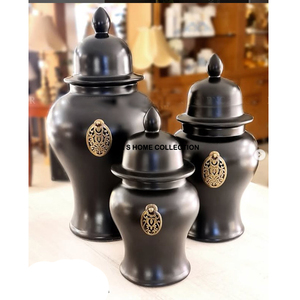 Premium Quality Luxury Blue Color and Nickel Plated Living Modern Home Decor <b>Vase</b> Silver Luxury <b>Vase</b> <b>Set</b> of <b>3</b> - Product Image 3