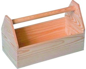 Wooden caddy with removable dividers for flexible storage of cutlery utensils kitchen tools or small items - Product Image 2