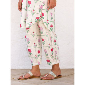 Conjunto de Dos Piezas Floral Bohemio para Mujer, Atuendo de Oficina para Verano - Product Image 3