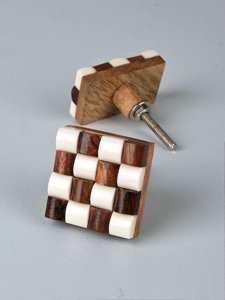 Pomo de Puerta Geométrico Antiguo y Color Durazno, Color, Forma y Tamaño Personalizados, Hecho en India - Product Image 4