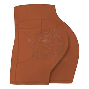 Mode haute élastique bout à bout sport féminin Fitness Shorts personnaliser Logo vêtements de sport pour femmes sans couture Yoga Shorts - Product Image 2