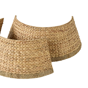 Collar para Árbol de Navidad de Jacinto de Agua Tejido a Mano, Falda para Árbol Natural y Sostenible para un Estilo Festivo Acogedor, Venta al por Mayor de Vietnam - Product Image 3